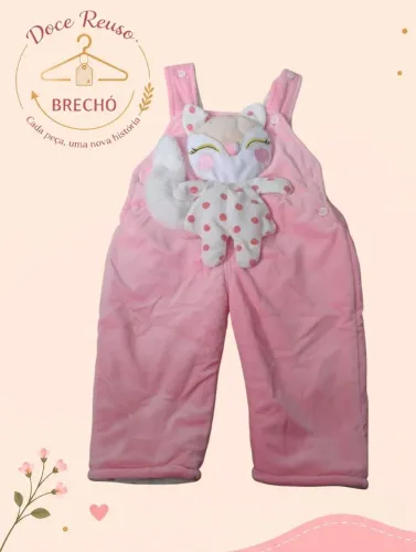 Macacão plush 