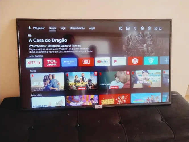 Smart TV TCL 43" Full HD Android TV - Modelo 43S6500FS