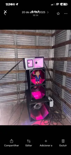 Vendo torre de som completa aceito troca em iPhone 