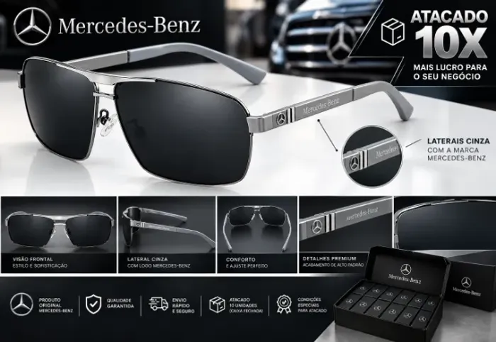 10 óculos mercedes benz no atacado super oferta