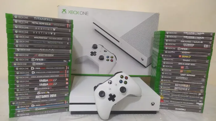 Xbox One S 4K + 200 JOGOS Parcelo no cartão até 18X