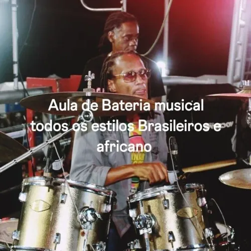 Aula de Bateria musical. 