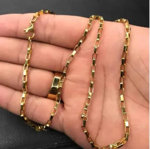 Promoção Correntinha pulseira moeda banhada excelente qualidade super oferta