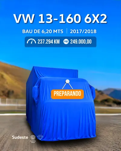 VW 13.160 DRC 6x2 - BAÚ