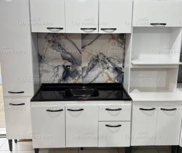 Cozinha Modular Completa 4 Peças - MONTADO