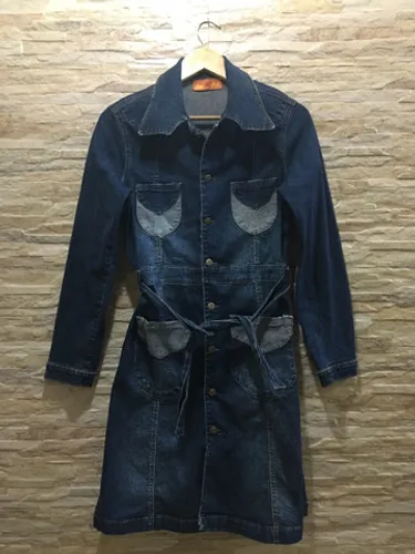 Sobretudo Jeans Feminino