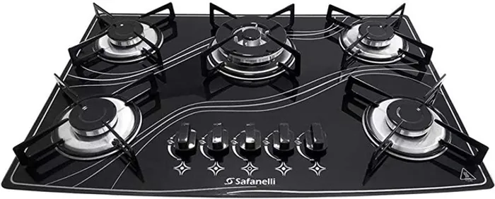 Fogão Cooktop 5Q Color Safanelli - 5 Bocas *novo na caixa