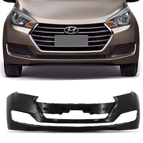 Parachoque Dianteiro HB20 Hatch HB20S Sedan 2016 2017 2018 2019 Preto