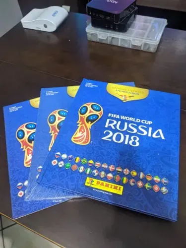 Lote Àlbum Copa 2018 Capa Dura Completo + Albuns Extras