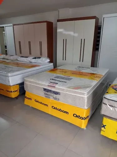 Cama box casal Ortobom