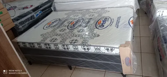 CAMA UNIBOX CASAL ESPUMA TRIPLA ALTO PADRÃO