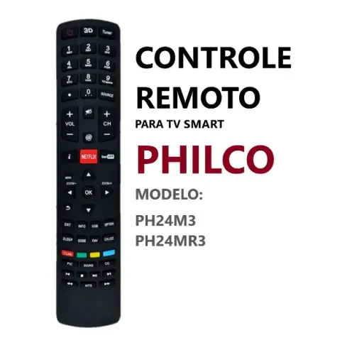 CONTROLE REMOTO PARA TV SMART PHILCO LE-7487