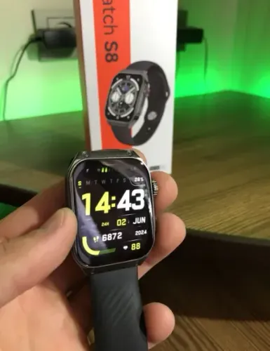 Haylou S8 Smartwatch Relógio Inteligente Tela Amoled lacrado