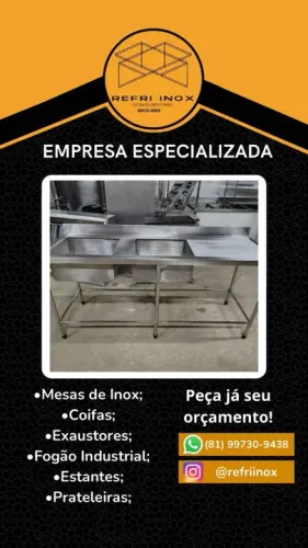 Coifa de inox kit exaustor ,duto , chapéu chinês