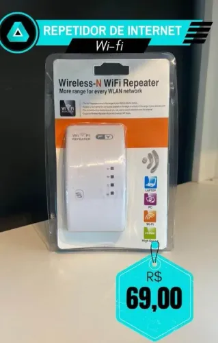  Expanda sua Conexão Sem Limites com o Repetidor Wi-Fi Super Potente!
