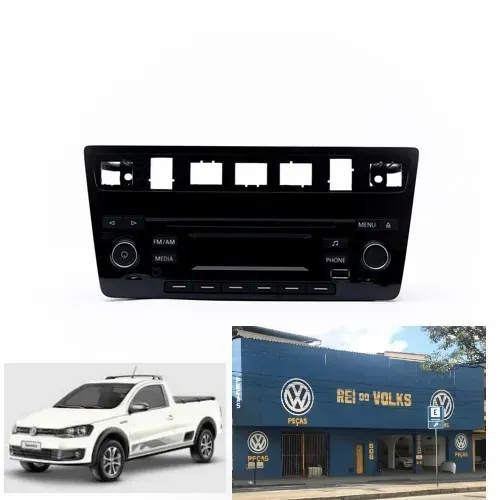 Radio original para Saveiro G6 2013, 2014, 2015, 2016 2017 sem o codigo 