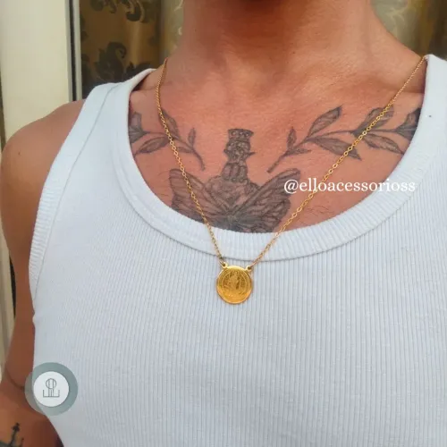 Escapulários Banhado a Ouro 18K