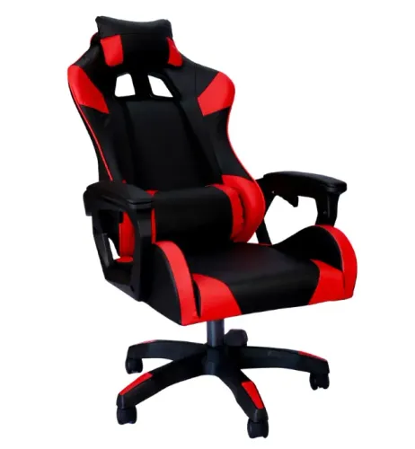 Cadeira Gamer Ergonômica Confortável Escritório Barata Setup C7 Neo - Preta e Vermelha