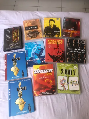 Dvds musicais diversos