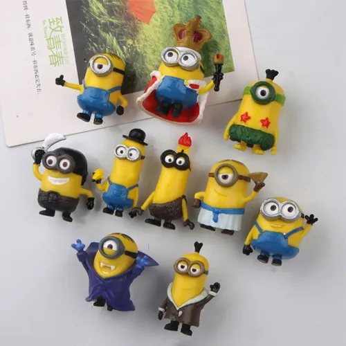 Coleção de Bonecos Minions Meu malvado favorito 10pcs