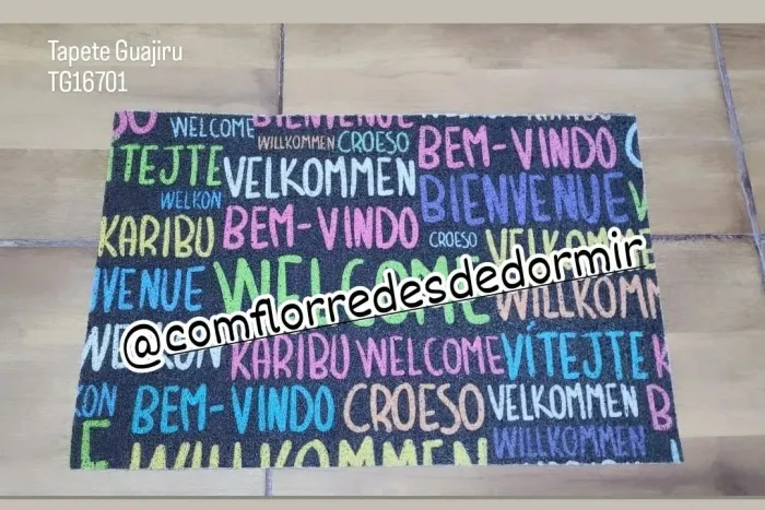 Tapete Guajiru Emborrachado Embaixo Antiderrapante - Entrega Grátis 