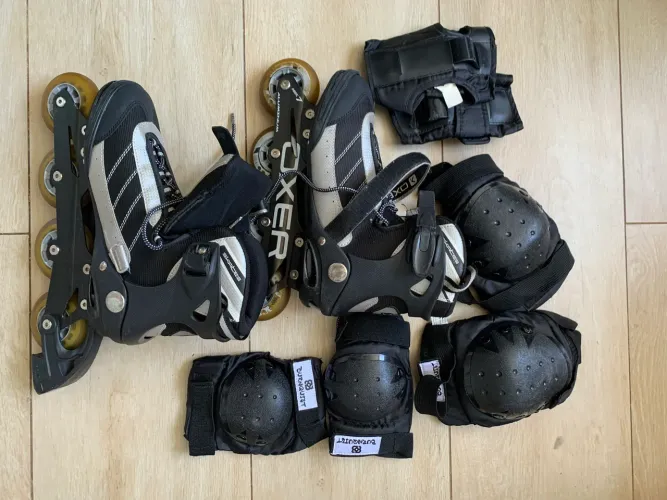 Patins Oxer tamanho 37 c/ proteções