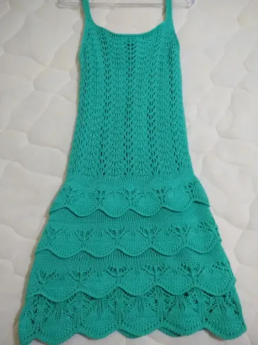 Vestido de Trico Tamanho Único Pequeno