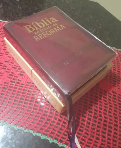 Bíblia de estudo da reforma vinho 