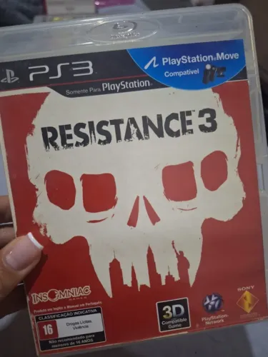 Jogo Resistance 3 - Ps3 - Original - Mídia Física (Usado)