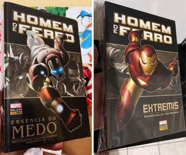 Homem de ferro a essência do medo e Homem de ferro extremis deluxe