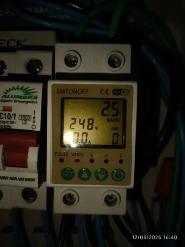 Disjuntor Wifi para Controle Remoto de Energia 63a