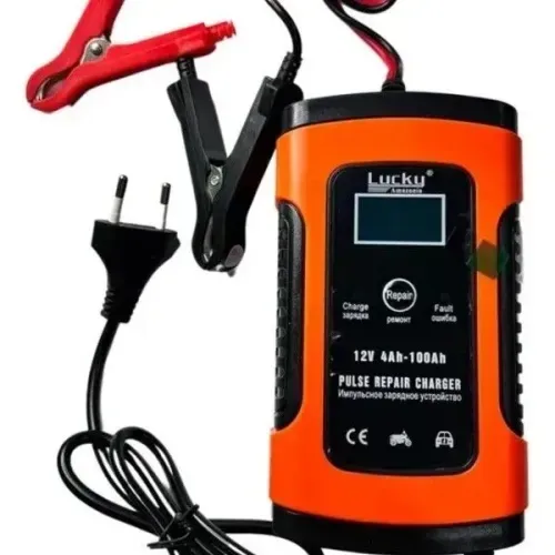Carregador de Bateria Automotivo Moto - 12v 5a Lucky