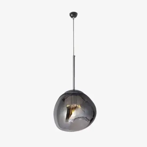 Pendente Lustre Pedra Sindora DCD02018 Metal e Vidro