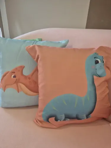 Capa Almofadas Decorativas - Dinossauros