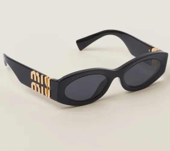 Óculos de Sol MIU MIU Clássico Preto - Elegância e Estilo!