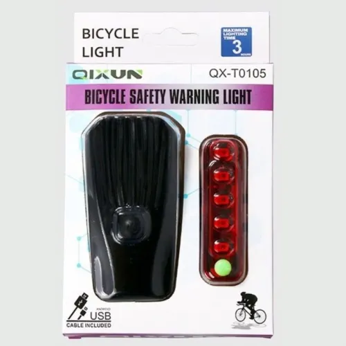 Luz de Segurança para Bicicleta dianteiro é traseiro-T0105