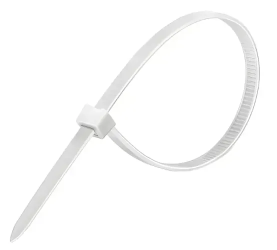 Abraçadeira Nylon 400X7.6mm Com 100un Branca Vila
