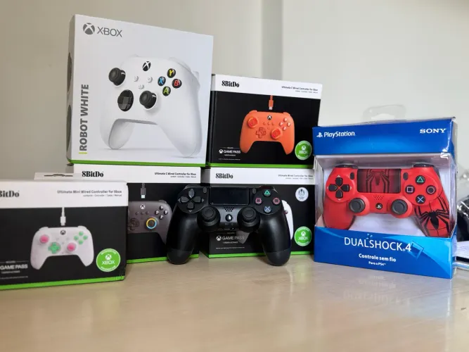 Controle PlayStation 4 e Xbox diversas opções Com garantia