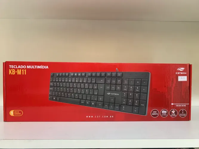 Teclado Multimídia C3Tech