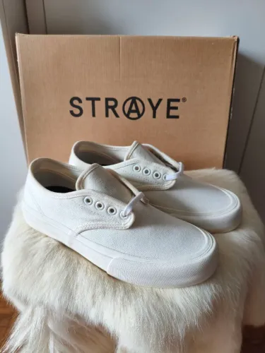 Tênis Straye Gower branco off white novo na caixa acid drop