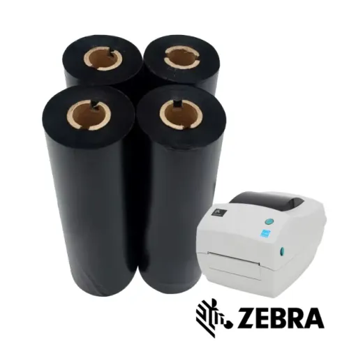 Fita Ribbon para Impressora Zebra Etiquetas