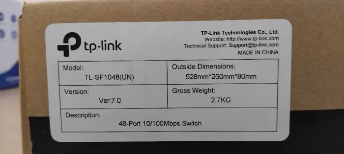 Switch Tp-Link 48 portas TL-SF1048 (praticamente novo)