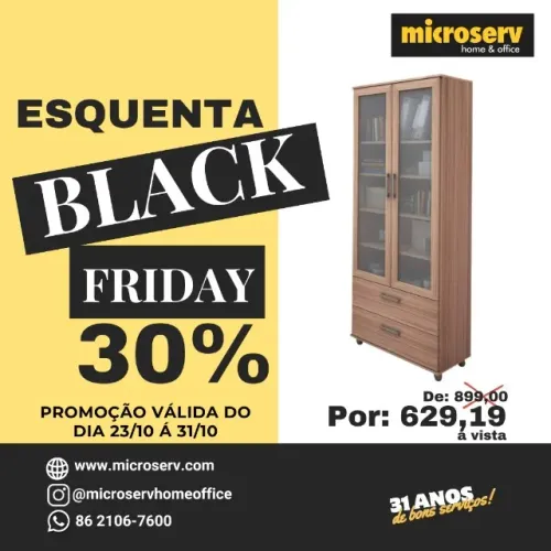 Estante Com 2 Portas De Vidro Livramento