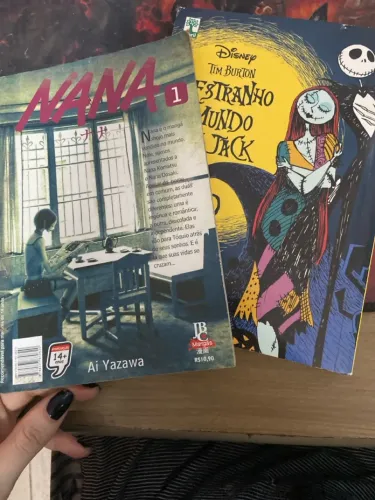 Kit de Mangás: Nana Vol. 1 e O Estranho Mundo de Jack