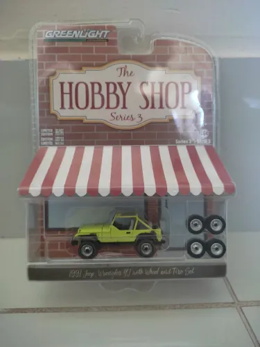 Miniatura jeep wrangler greenlight 1:64