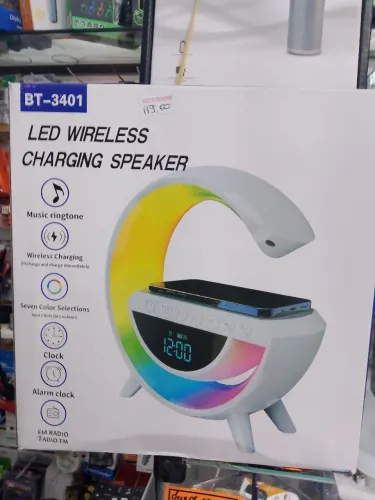 Caixa de Som LED Wireless com Carregamento