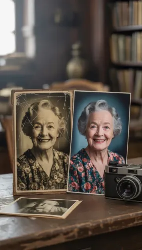 Recuperação de fotos em preto e branco e fotos rasuradas