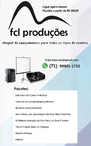 Sonorização iluminação para eventos