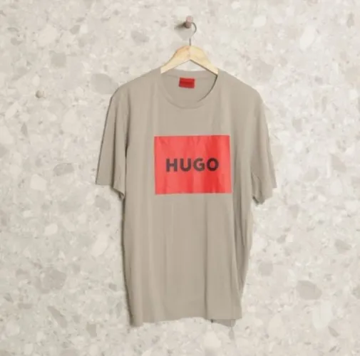 Camiseta original Hugo Boss Cinza xl/xxl