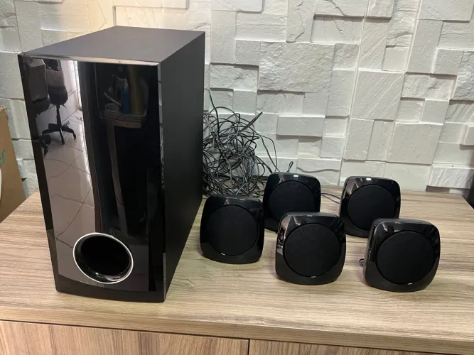 Home Theater LG 5.1 Canais - Som Potente! Completo 